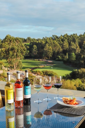 Breakfast, lunch, dinner served; Portuguese cuisine, garden views