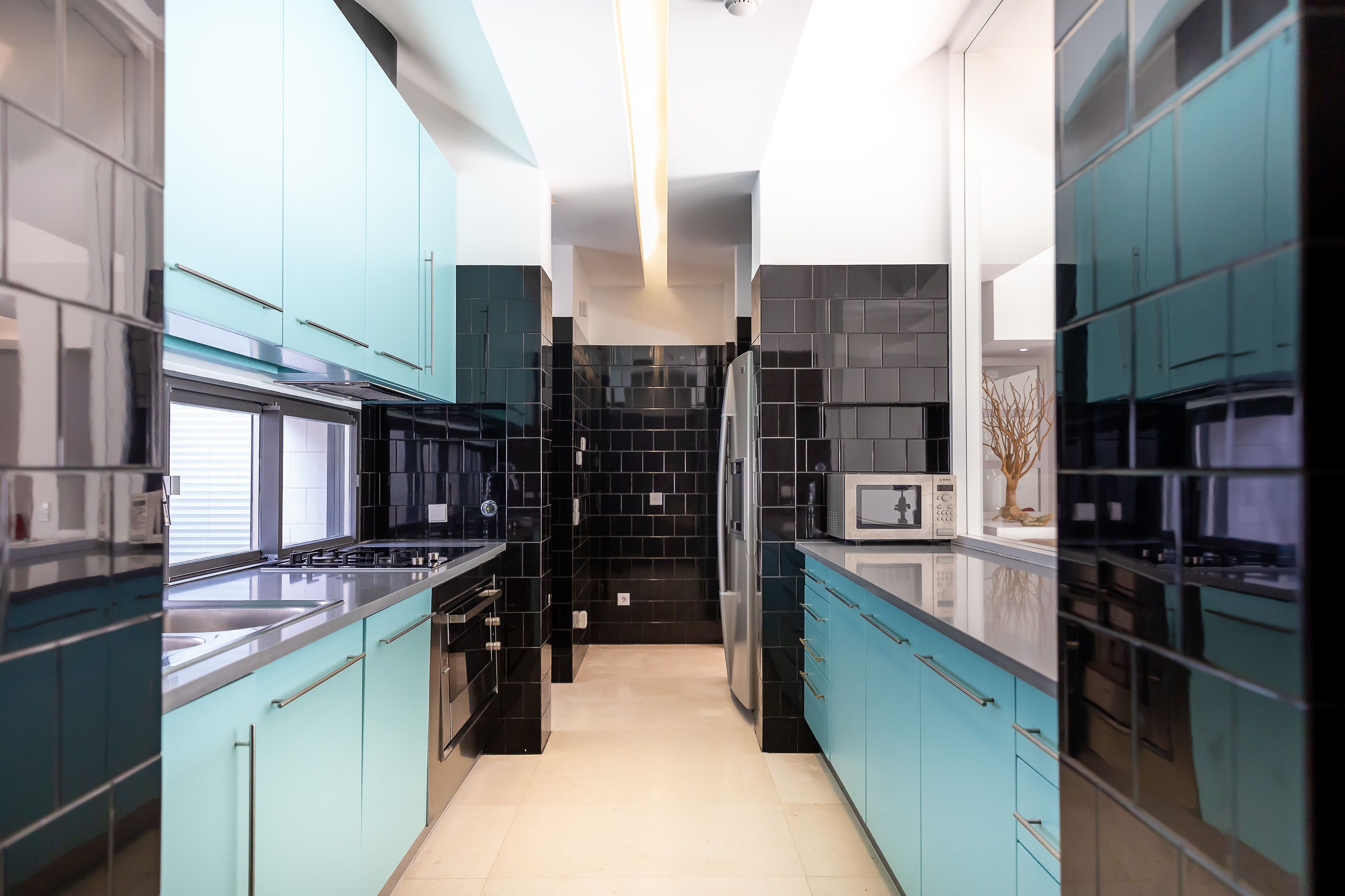 design villa, 3 bedrooms, private pool | private kitchen | full-sized fridge, microwave, espresso maker, electric kettle