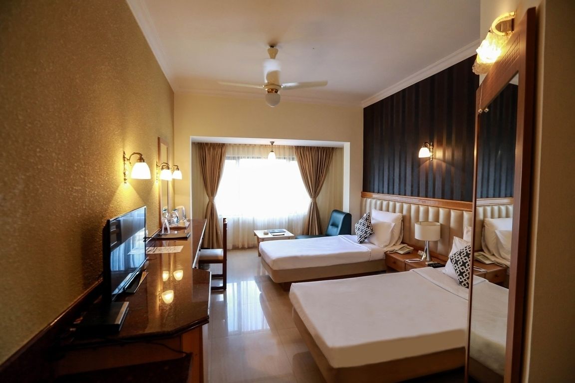 Minibar, in-room safe, desk, blackout curtains