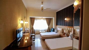Minibar, in-room safe, desk, blackout curtains