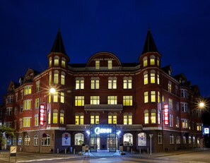 Front of property – evening/night