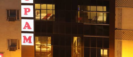 Front of property – evening/night