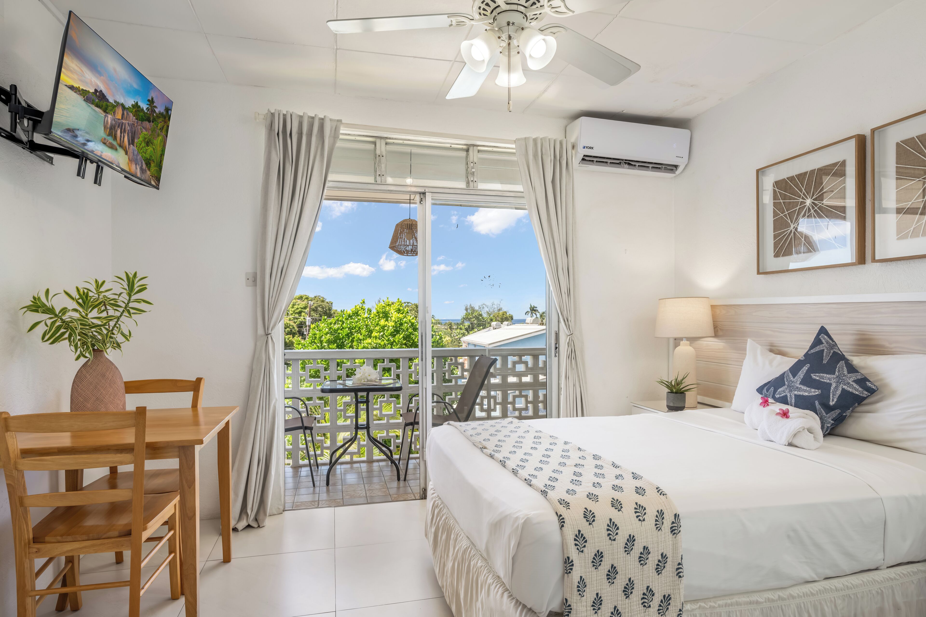 Standard Apartment, 1 Bedroom | Blackout drapes, iron/ironing board, free cribs/infant beds, free WiFi