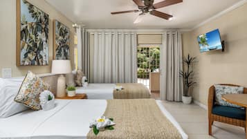 Cortinas blackout, tabla de planchar con plancha y cunas gratuitas