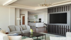 Penthouse, 3 kamar tidur | Seprai katun Mesir, seprai premium, dan tempat tidur Select Comfort
