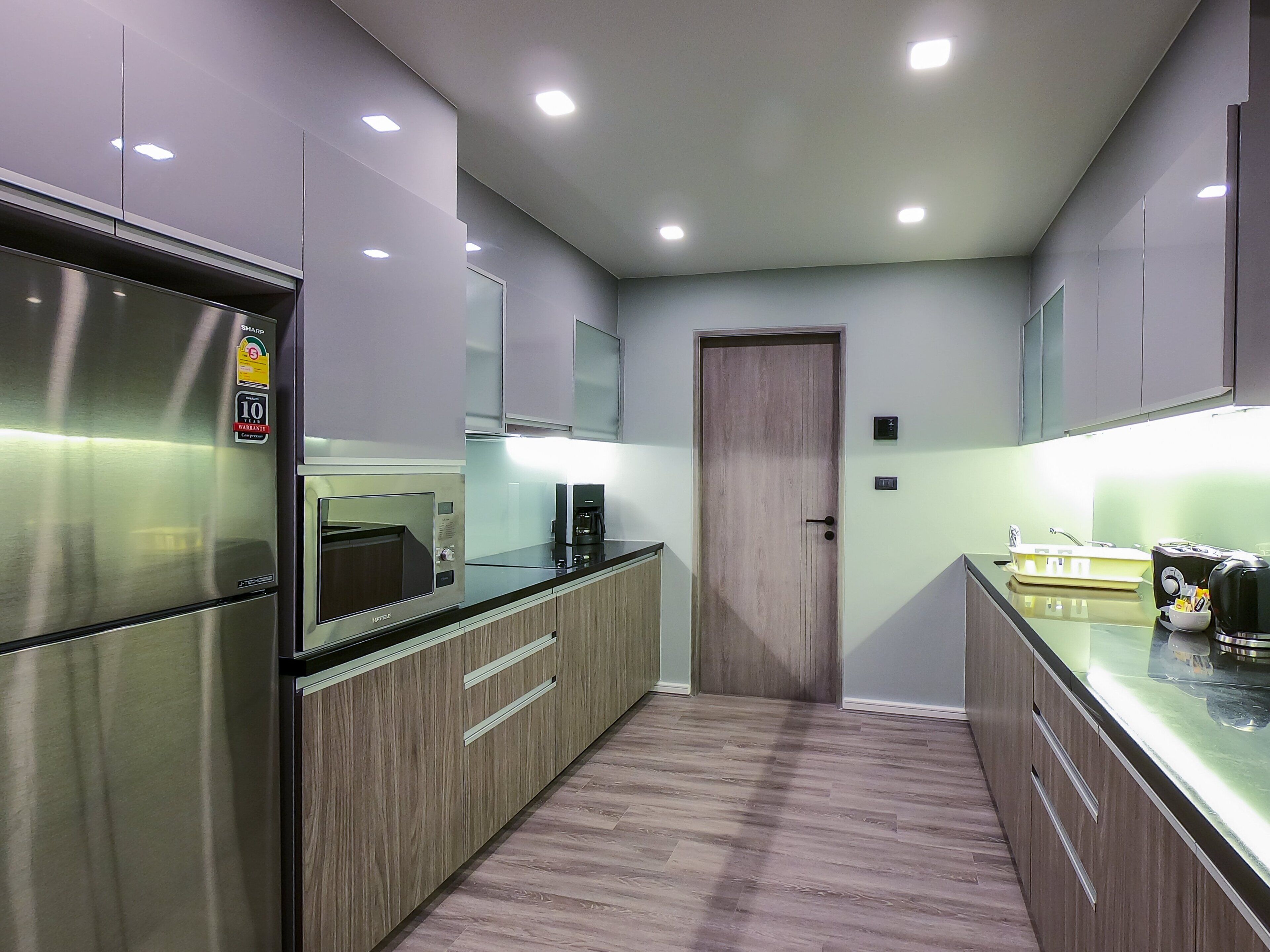 premier room, 1 bedroom | private kitchen | full-sized fridge, microwave, stovetop, coffee/tea maker