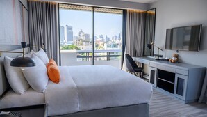 Kamar Premier, 2 kamar tidur | Brankas, meja kerja, setrika/meja setrika, dan Wi-Fi gratis