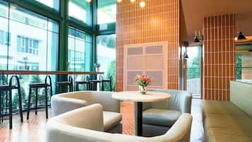 Sala de estar en el lobby