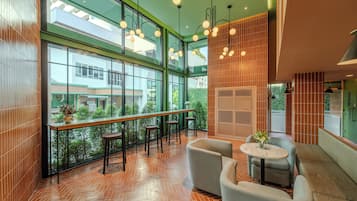 Sala de estar en el lobby