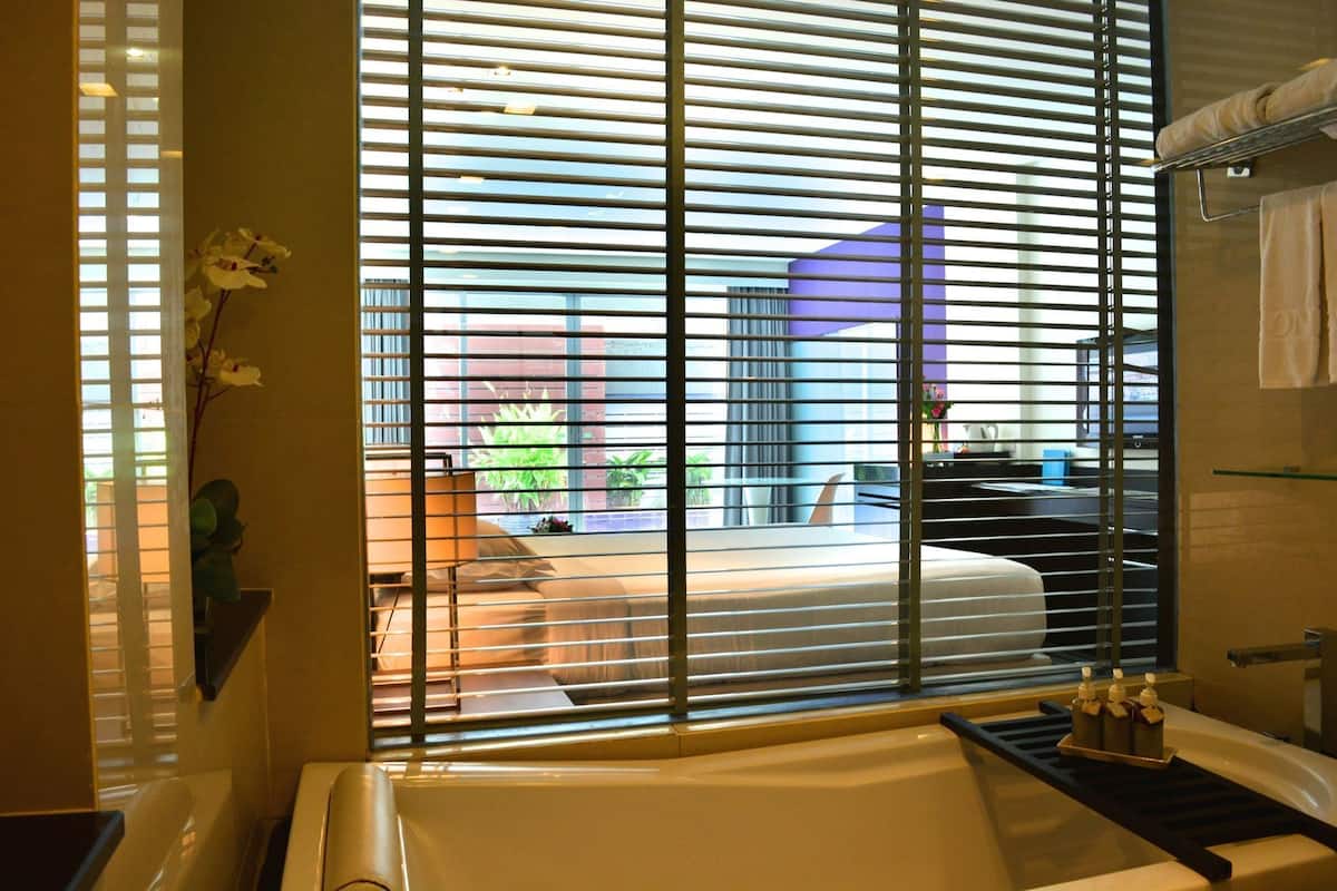 Minibar, in-room safe, blackout drapes, soundproofing