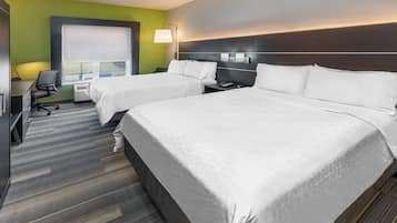 Standard Room, 2 Queen Beds | Pillowtop beds, in-room safe, desk, laptop workspace