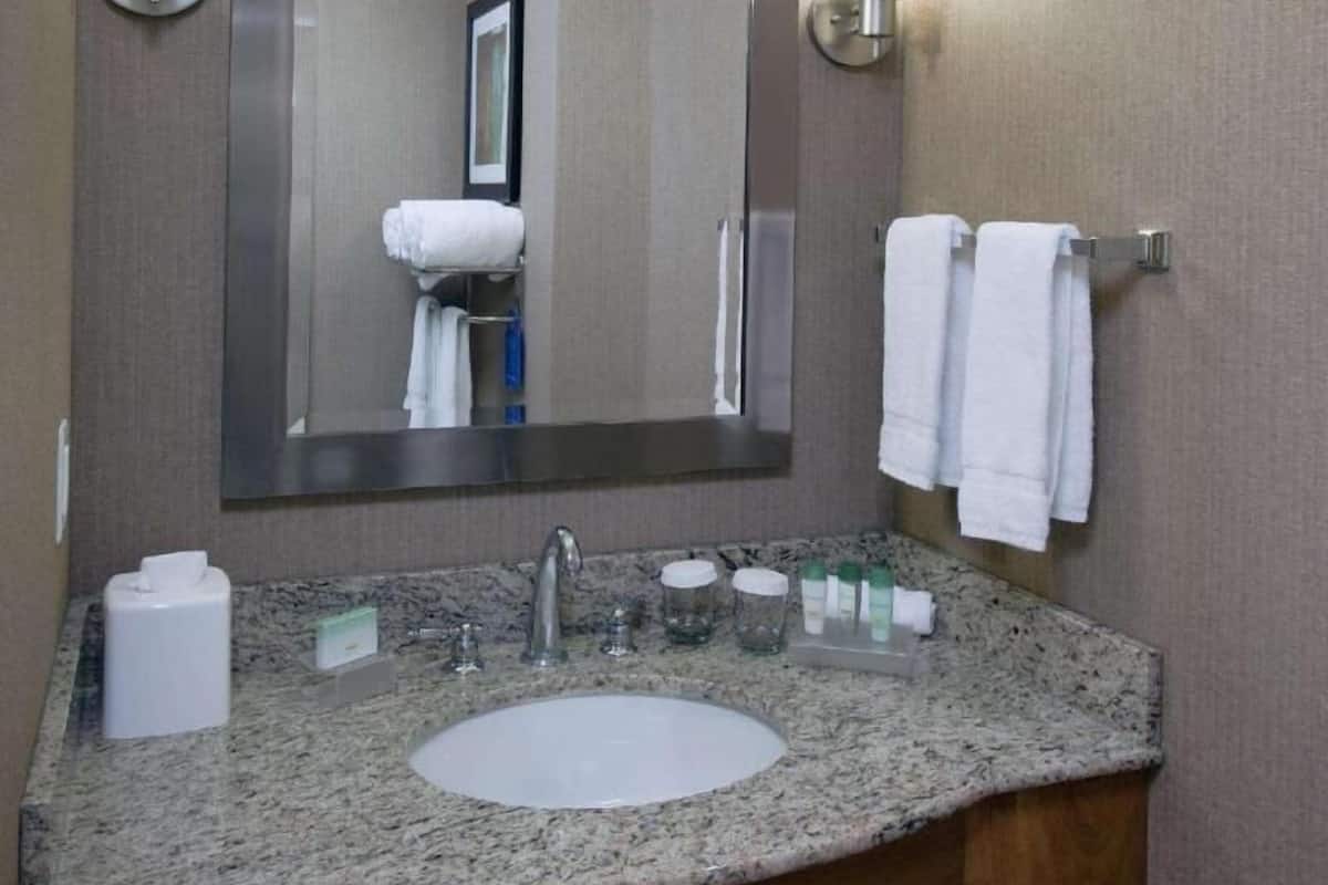Tina con regadera, amenidades de baño gratuitas, secadora de cabello
