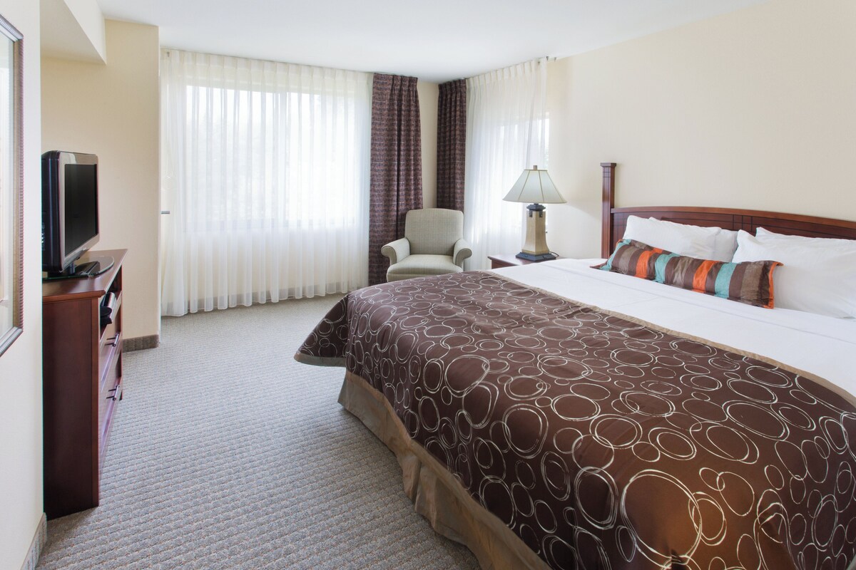 Suite, 1 King Bed with Sofa bed | In-room safe, desk, laptop workspace, blackout drapes