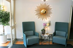 Sitteområde i lobbyen