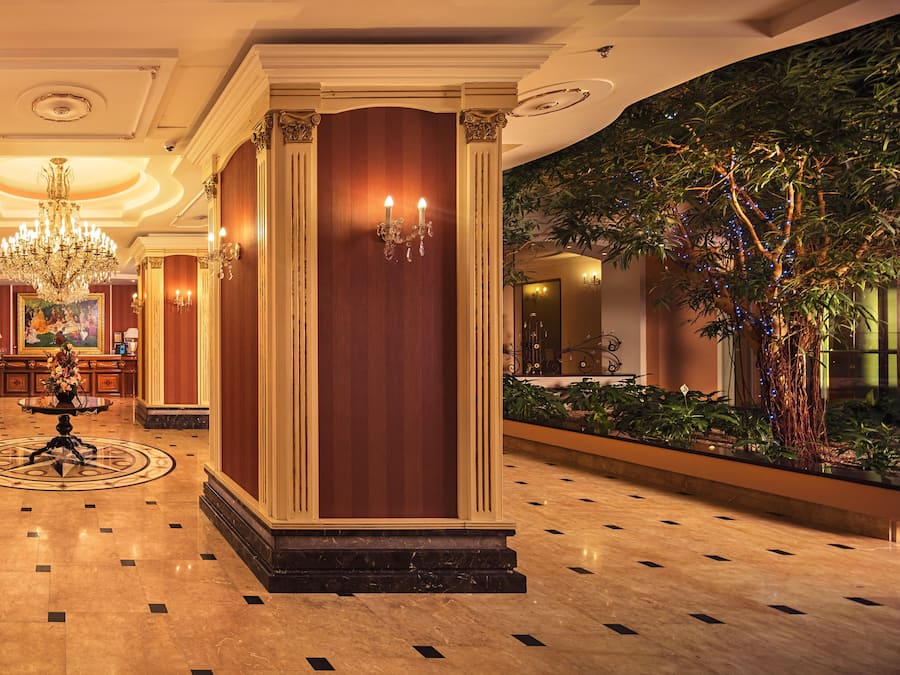 Interior entrance