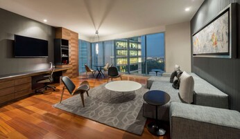 Down comforters, pillowtop beds, minibar, in-room safe