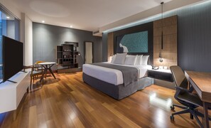 Down comforters, pillowtop beds, minibar, in-room safe