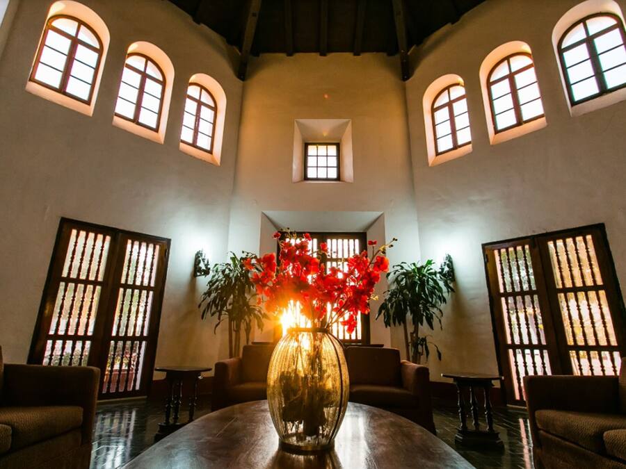 Lobby sitting area