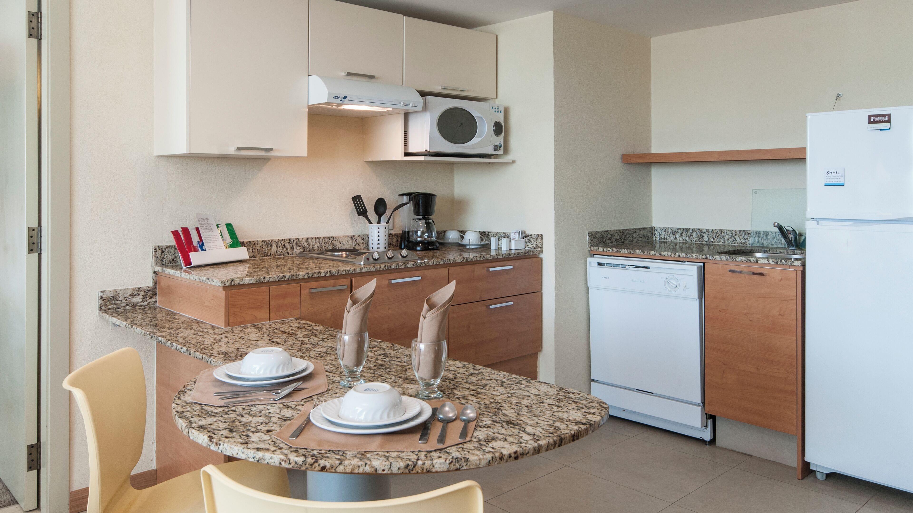 suite, 1 bedroom, kitchen | in-room safe, desk, laptop workspace, iron/ironing board