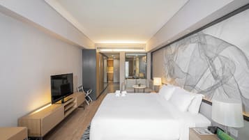 Premium bedding, in-room safe, desk, blackout curtains