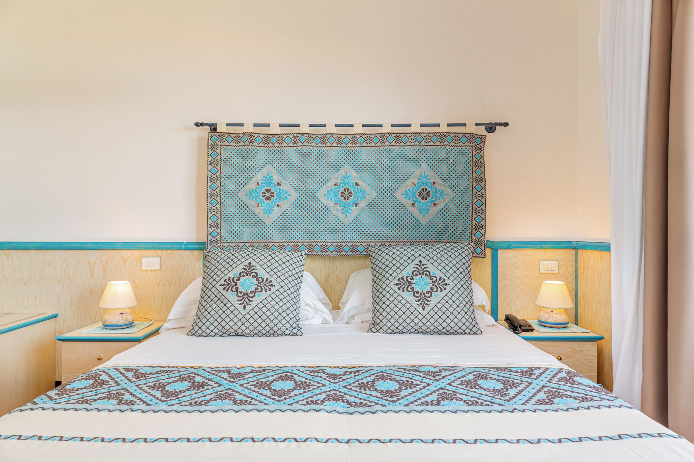 Italienske Frette-laken og sengetøy av topp kvalitet