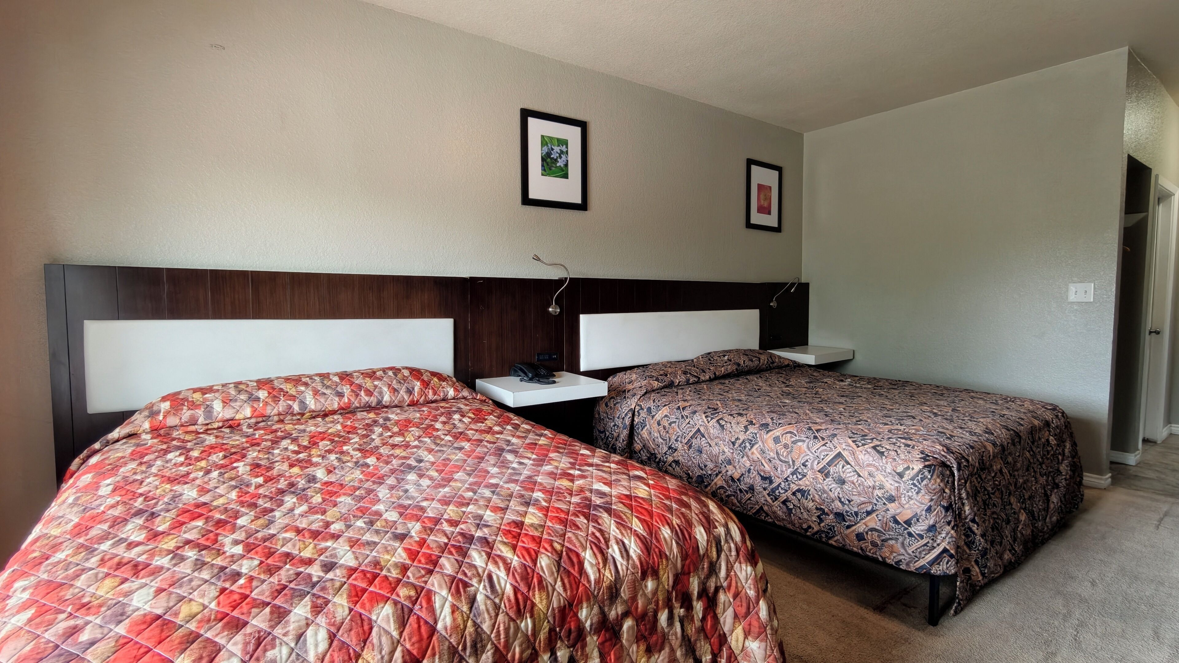 Room, 2 Queen Beds, Non Smoking | Desk, laptop workspace, blackout drapes, free WiFi