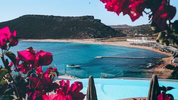 Myconian Suite with Outdoor Jetted Tub & Sea View | View from room