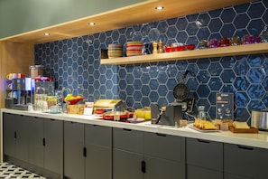 Daily buffet breakfast (EUR 22 per person)