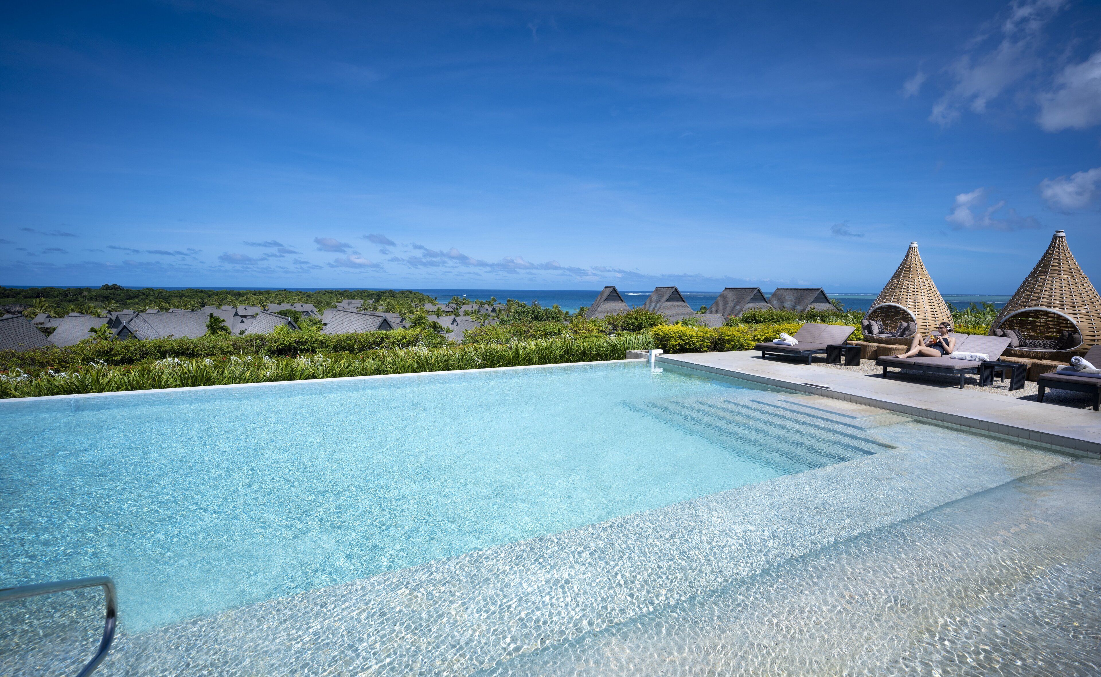 3 outdoor pools, open 7:00 AM to 6:00 PM, free cabanas, pool umbrellas