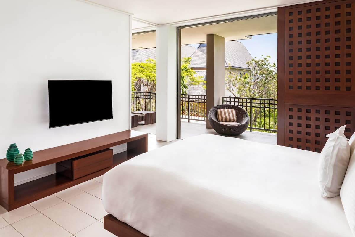 1 makuuhuone, ylelliset vuodevaatteet, minibaari, tallelokero huoneessa