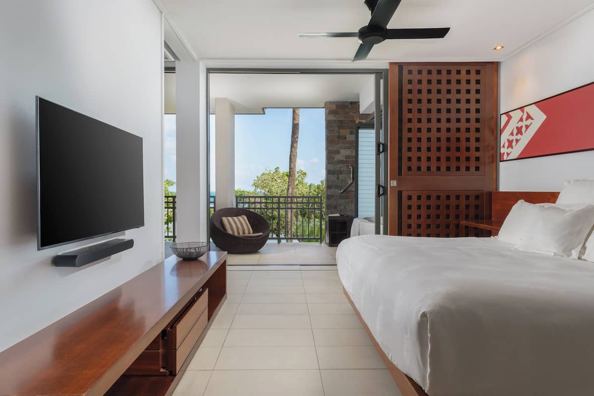 Suite, 1 Bedroom, Balcony, Beachfront | Premium bedding, minibar, in-room safe, individually decorated