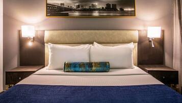 Premium bedding, minibar, in-room safe, desk