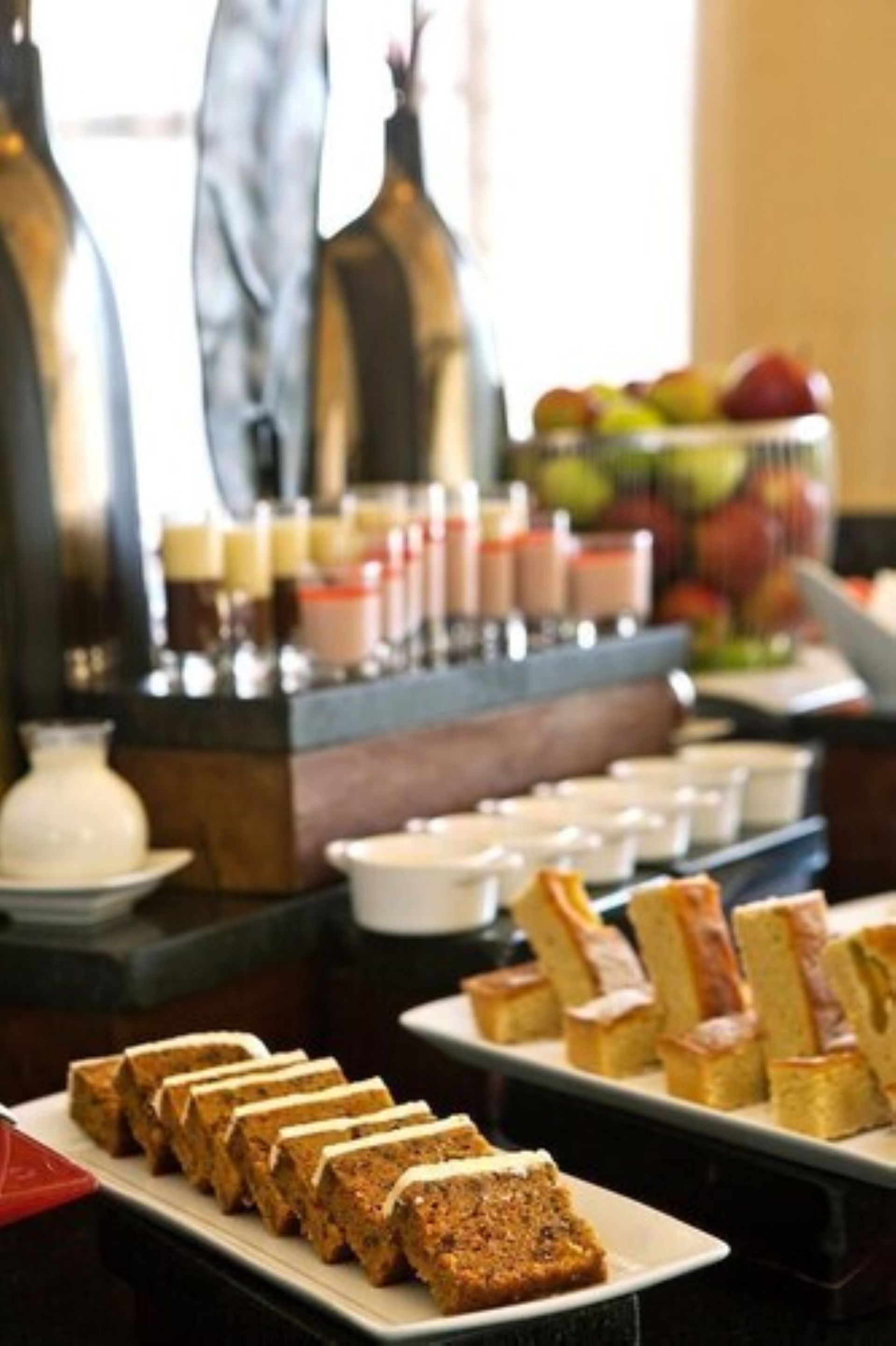 Buffet déjeuner servi tous les jours en supplément
