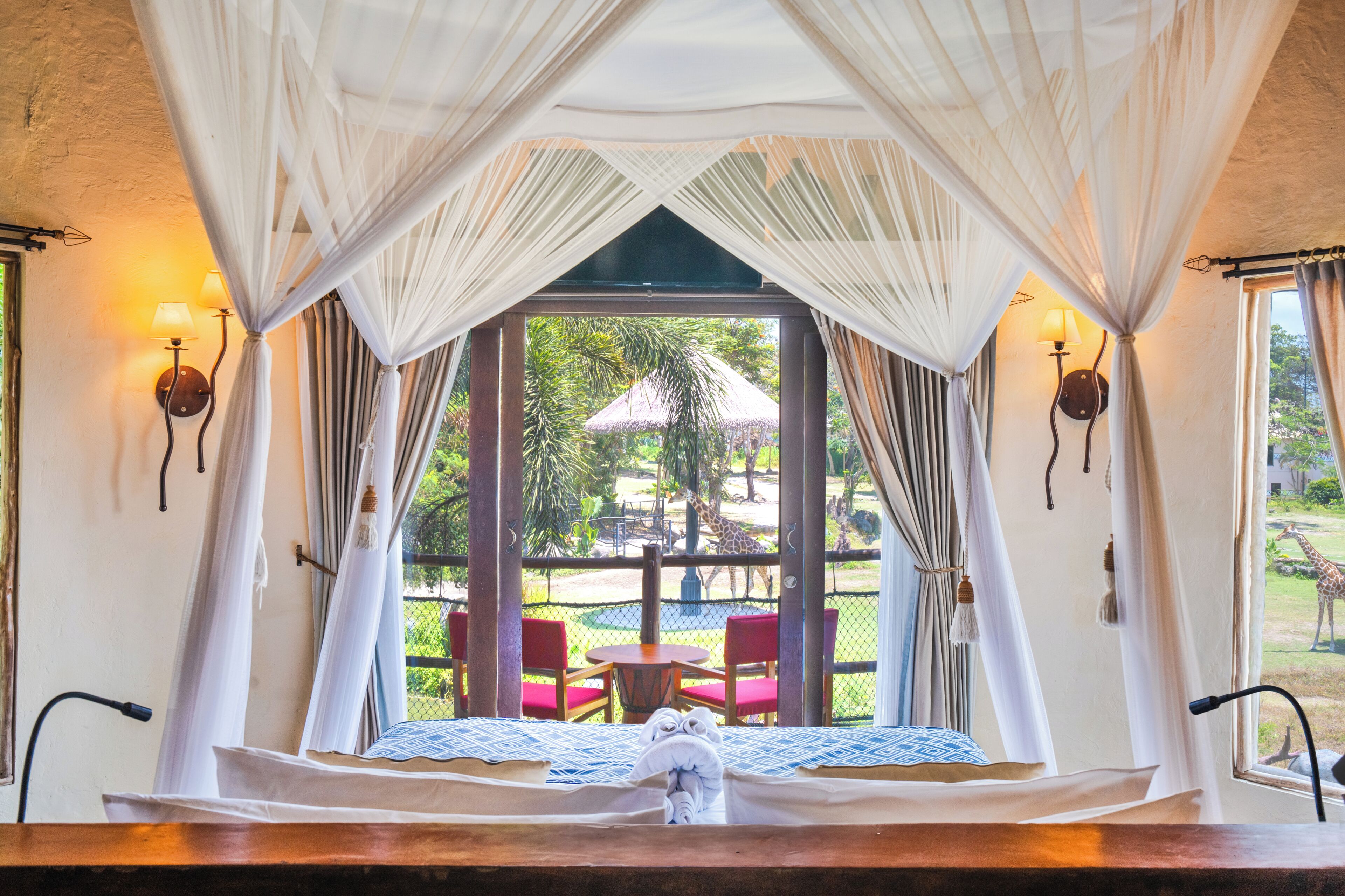 Twiga Deluxe Double Room + Bali Safari Entrance & Safari Journey | 住宿景觀