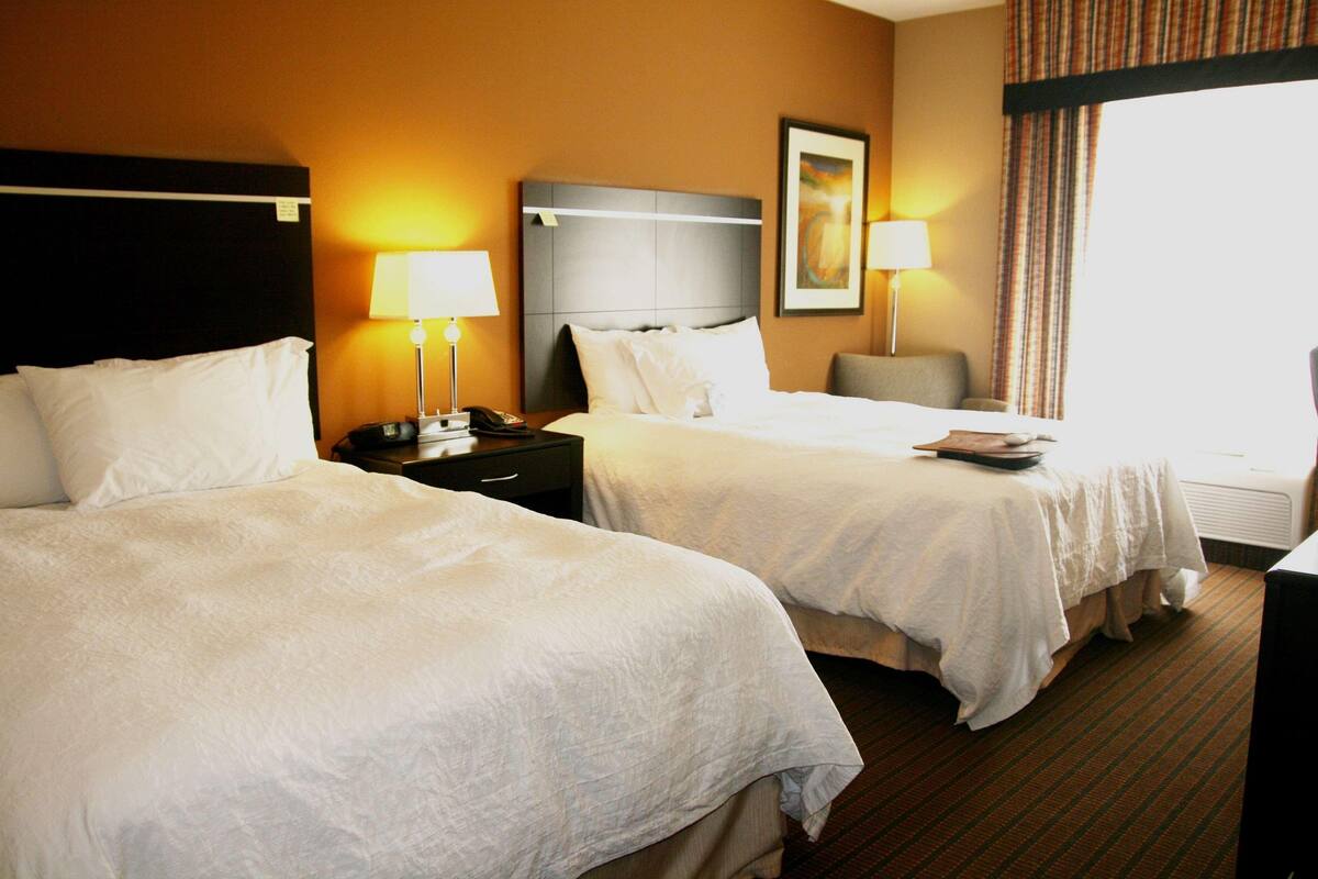 In-room safe, iron/ironing board, WiFi (free), alarm clocks