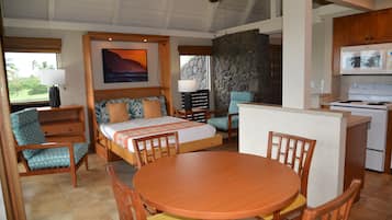 Condo, 1 Bedroom, Kitchen | Iron/ironing board, free WiFi, bed sheets, alarm clocks