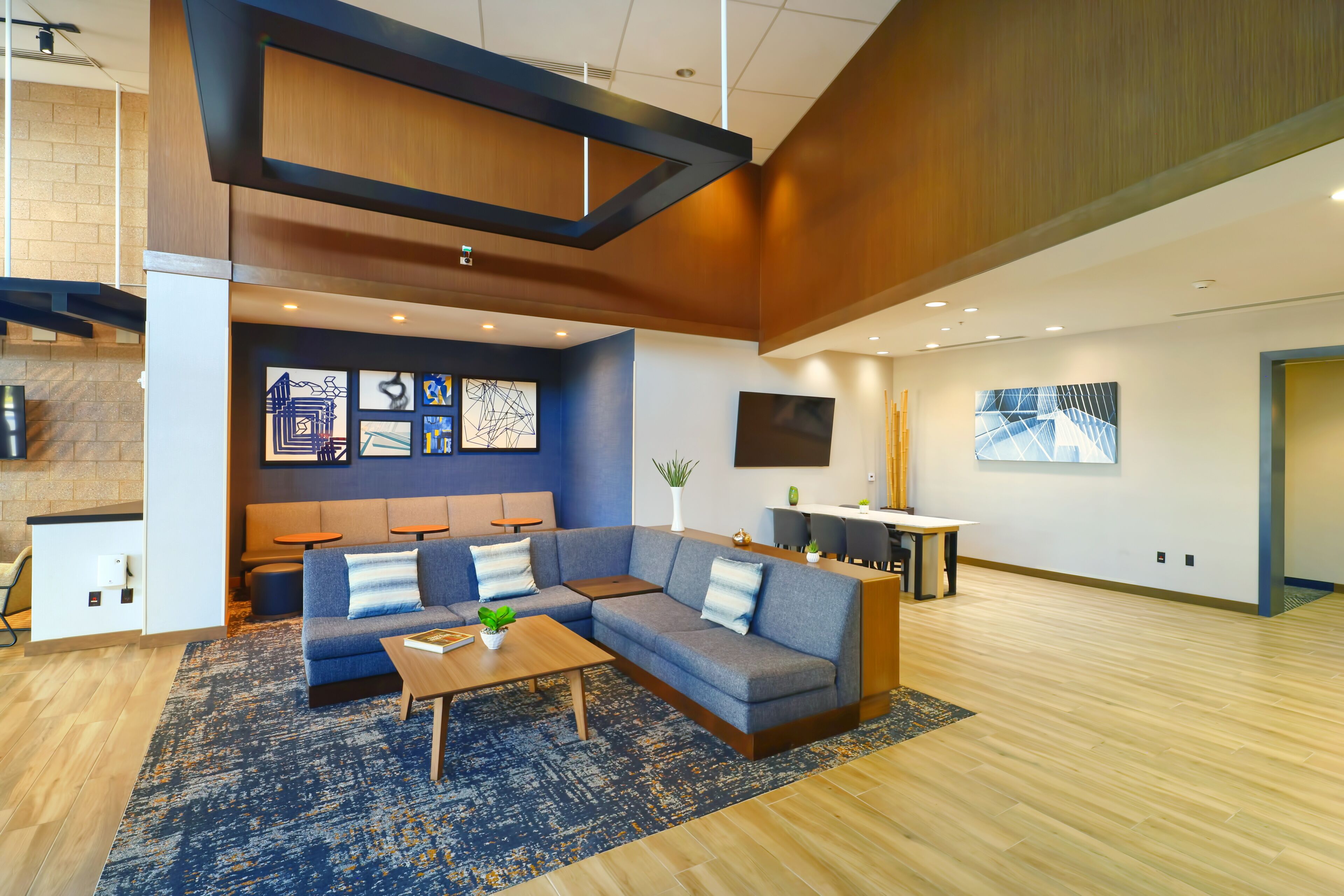 Sala de estar en el lobby