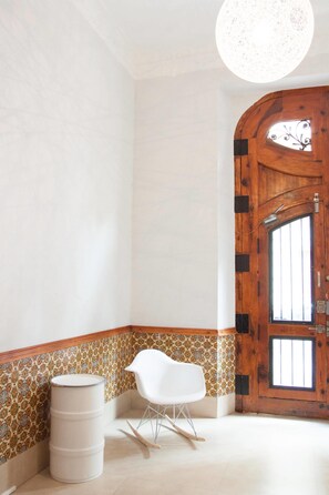 Interior entrance