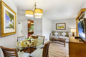 Suite, 1 Bedroom | Living area | TV, DVD player