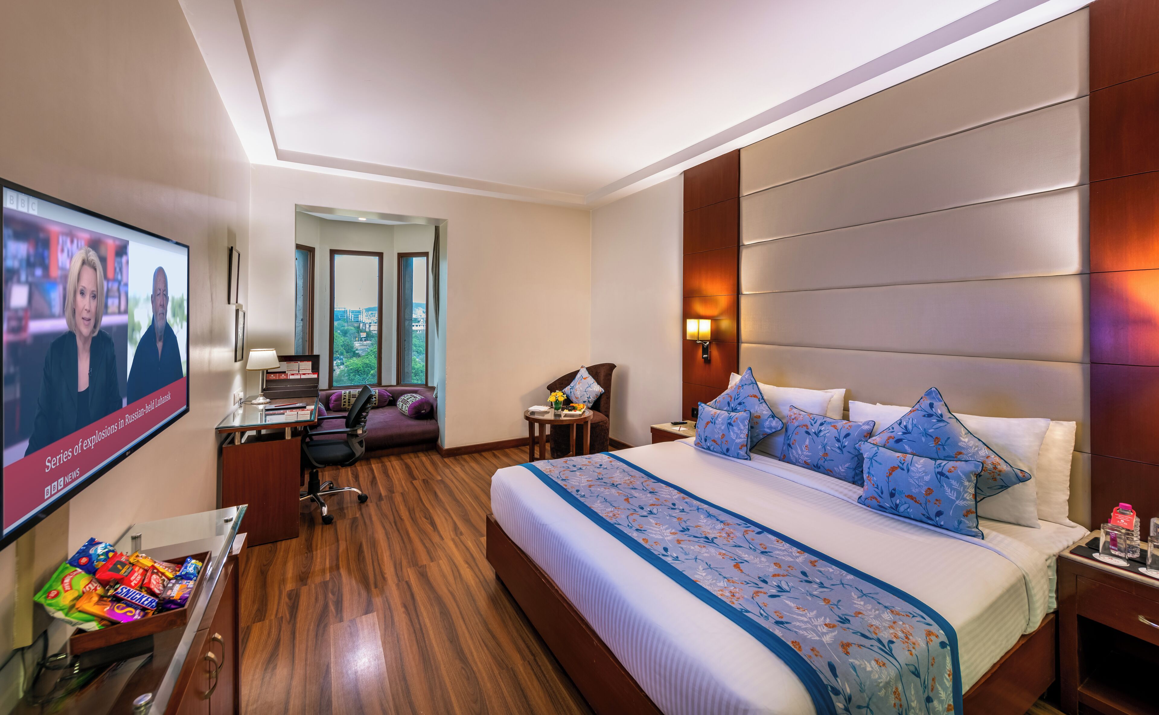 客房 | Select Comfort 床、迷你吧、客房内保险箱、免费 WiFi