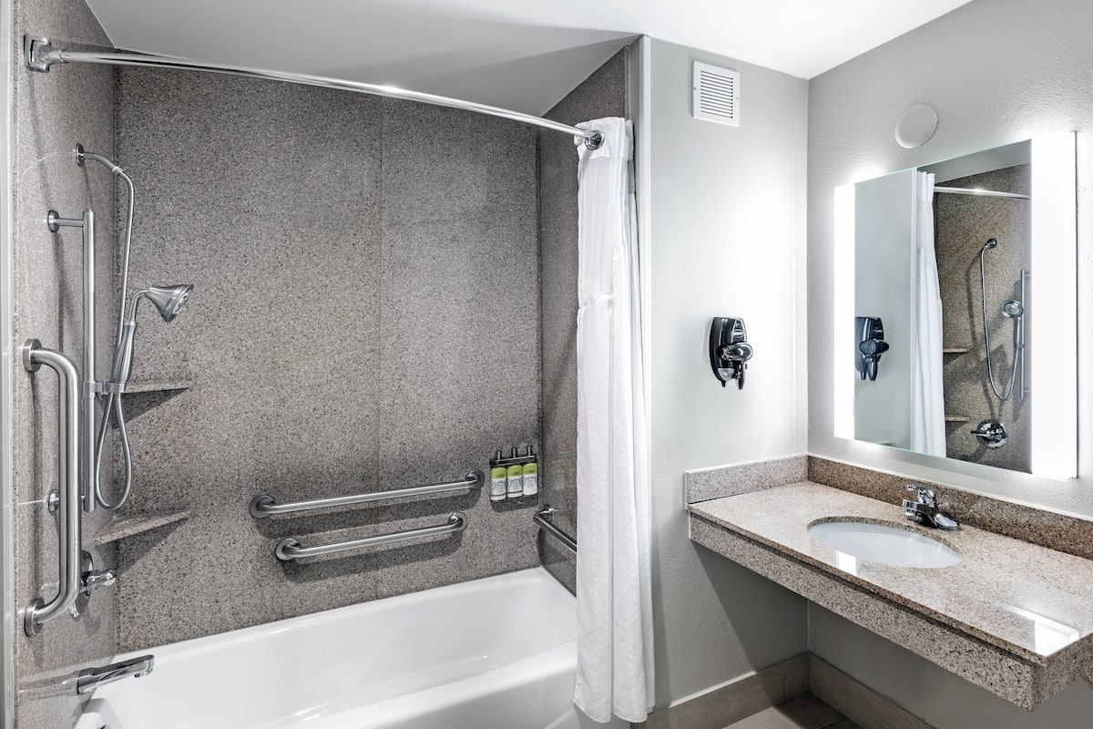 Standard Room, 1 King Bed, Accessible (Communications, Roll-In Shower)