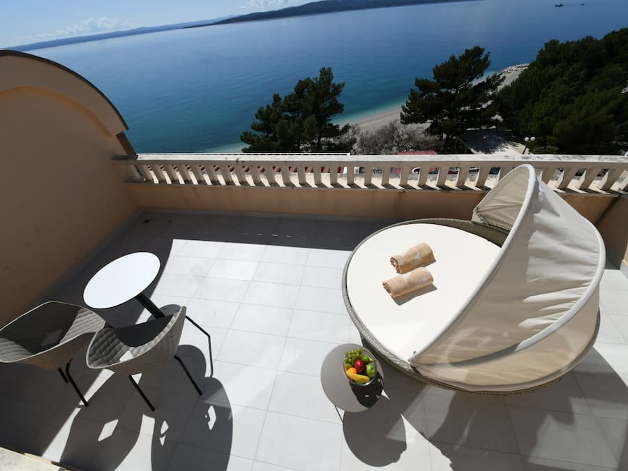 Appartement, terras, uitzicht op zee (A2) | Uitzicht op strand/zee