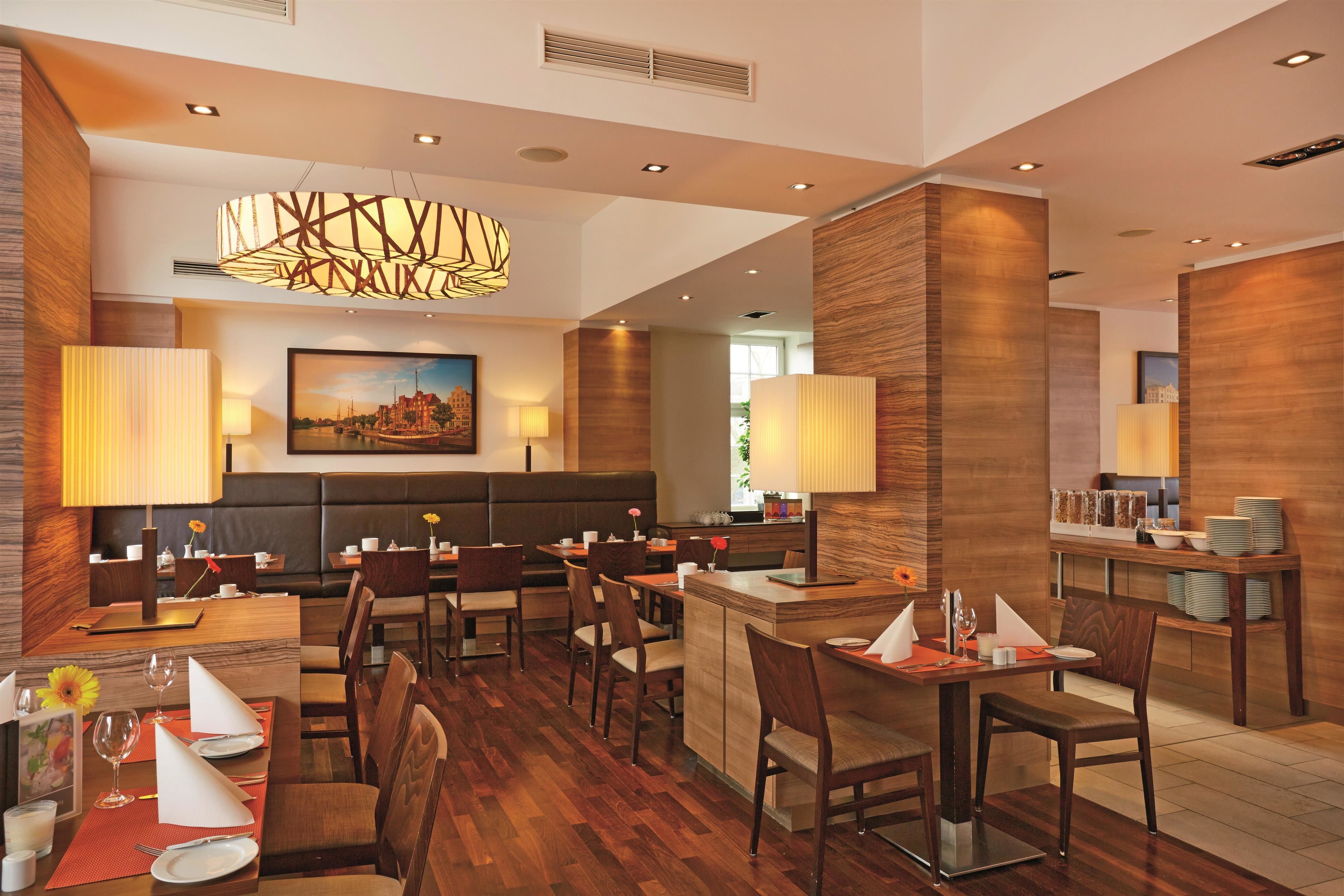 lunch and dinner served, local and international cuisine