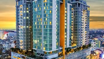 Front of property – evening/night