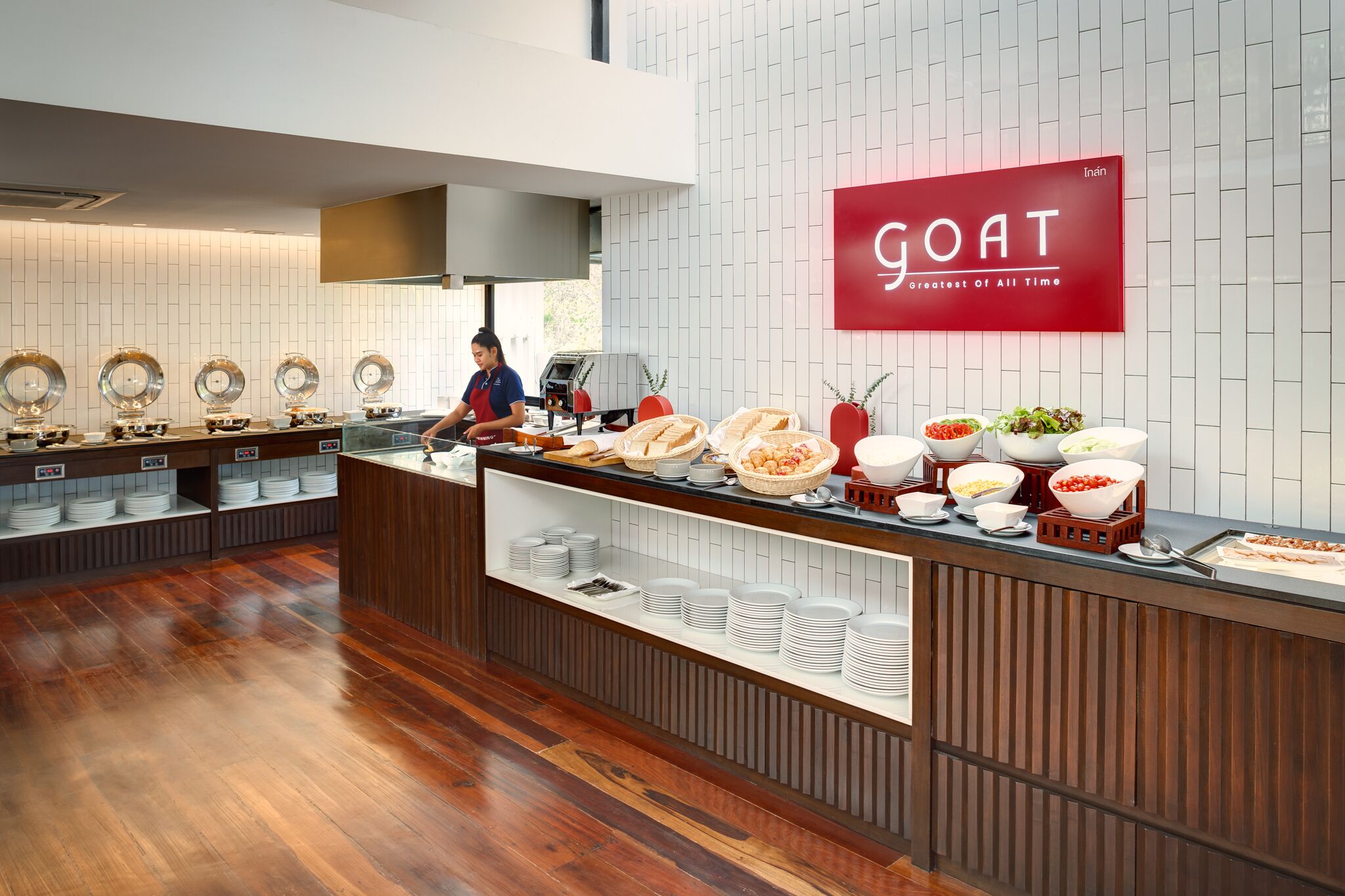 Desayuno buffet (THB 650 por persona) 