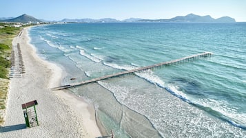 Aan het strand
