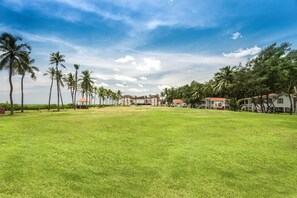 Blick von der Unterkunft