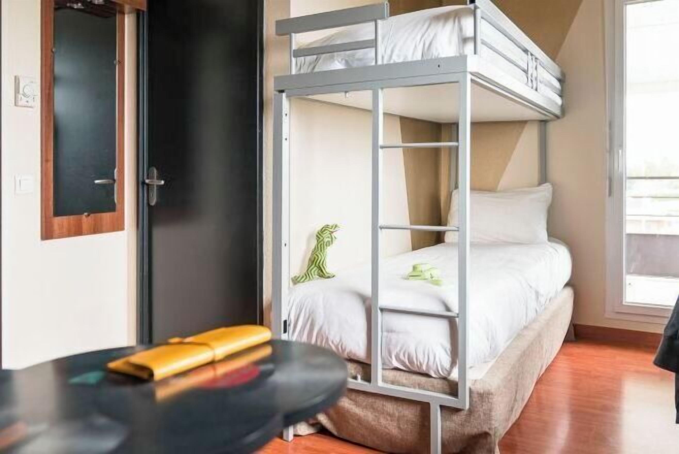 Premium bedding, pillowtop beds, individually furnished, desk