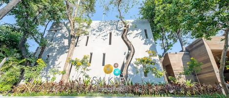 Fachada del alojamiento