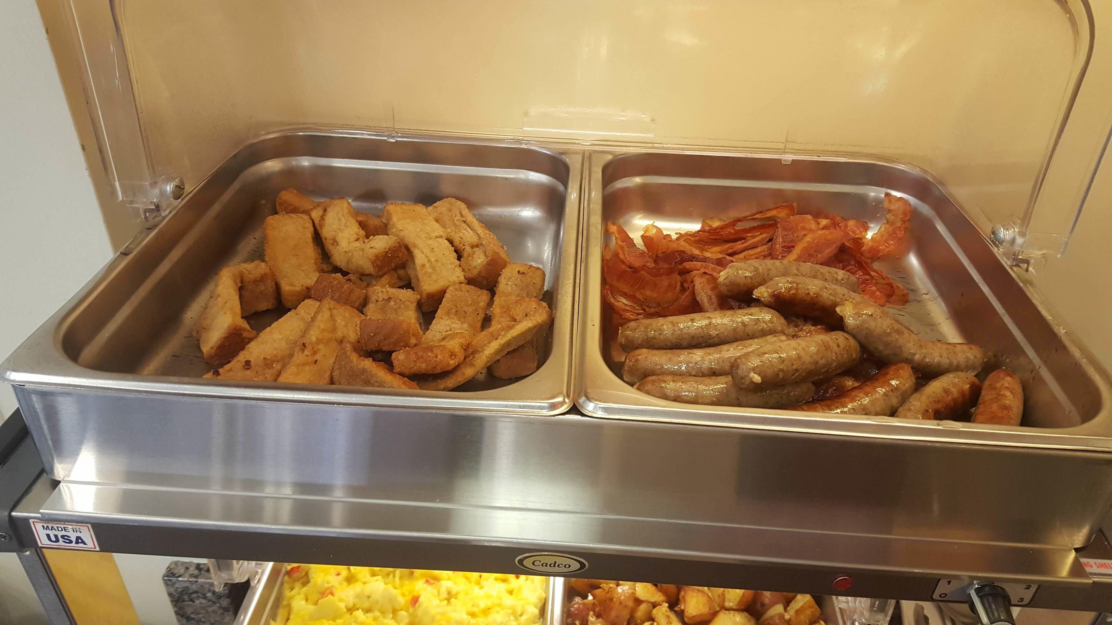 뷔페 아침 식사